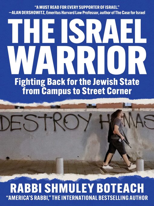 Title details for Israel Warrior by Shmuley Boteach - Available